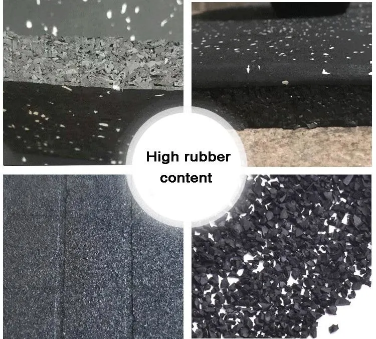 High Quality 3mm 15mm Gym Equipment Interlocking Rubber Tiles Rolls Rubber Gym Floor Matt EPDM Rubber Mat Playground Rubber Flooring