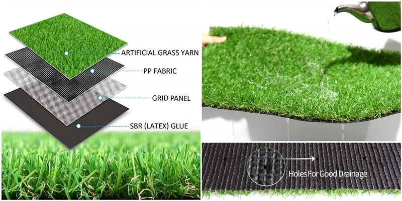 Artificial Grass Mat Synthetic Landscape Fake Lawn Pet Dog Turf Garden Mat