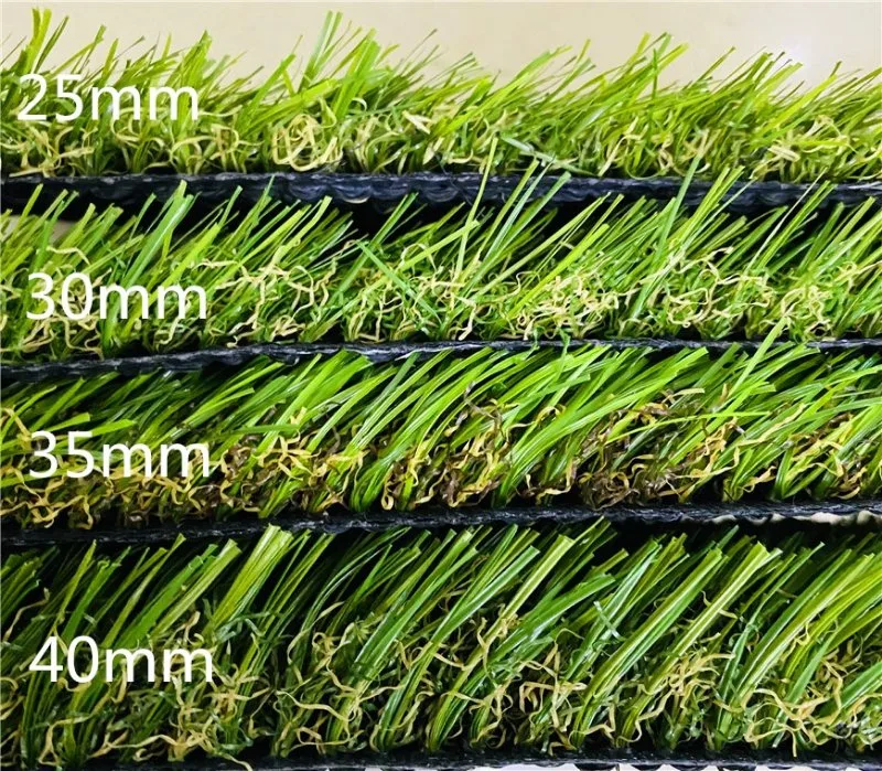 Synthetic Lawn Artificial PP Material 10mm-15mm Turf Grass Mat