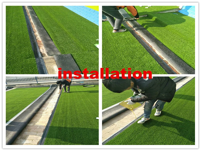 12600 Density Artificial Leisure Grass Green Landscape Grass Plastic Grass Carpet