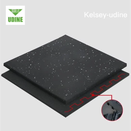 Antidérapant Sports de plein air Interlocking Puzzle Absorbant les chocs Fitness Crossfit EPDM Fitness Mousse souple Aire de jeux Gym Caoutchouc Rouleaux Carrelage Tapis Sol pour l'extérieur